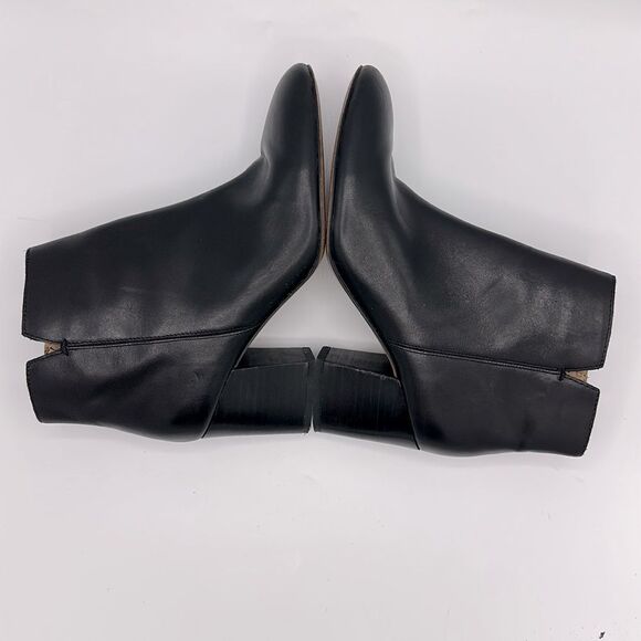 Franco Sarto Boots Size 6.5 Olympia Ankle Black Leather - Picture 6 of 11